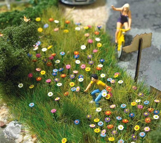 BUSCH 1229 H0 Sommerblumen 