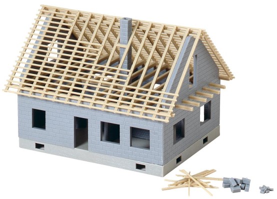 Preview: FALLER 130303 H0 Einfamilienhaus im Bau 