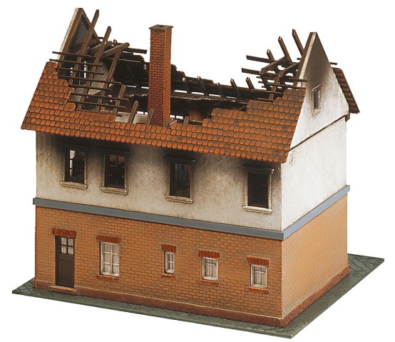 Preview: FALLER 130429 H0 Brandruine Gasthaus Zur Sonne 