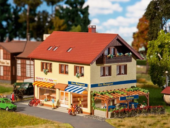 FALLER 130489 H0 Metzgerei / Bäckerei 