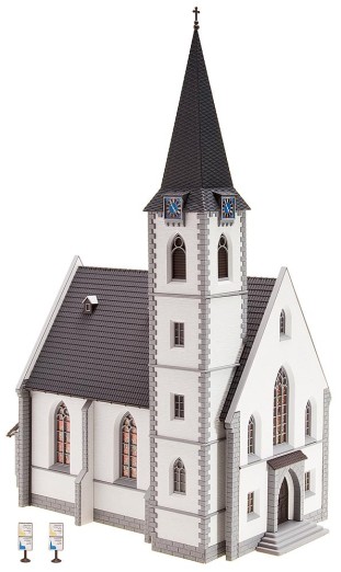 Preview: FALLER 130490 H0 Kleinstadtkirche 
