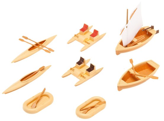 Preview: FALLER 130513 H0 Boote und Tretboote 
