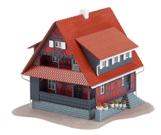 Preview: FALLER 130587 H0 Fachwerkhaus mit Brunnen 