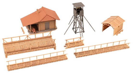 Preview: FALLER 130637 H0 Jagdhütte mit Hochsitz 