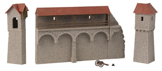 Preview: FALLER 130693 H0 Altstadtmauer-Set Wehrtürme 