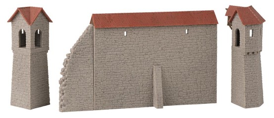Preview: FALLER 130693 H0 Altstadtmauer-Set Wehrtürme 
