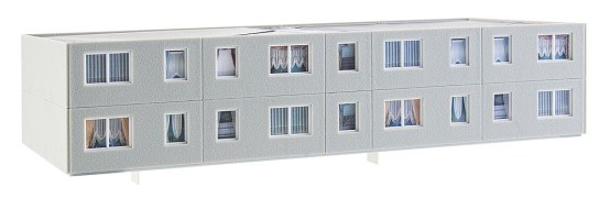 Preview: FALLER 130802 H0 Plattenbau P2 Ergänzung 