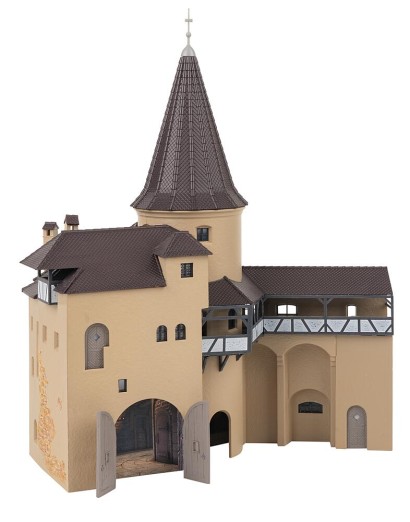 Preview: FALLER 130825 H0 Pulverturm mit Wehrgang 