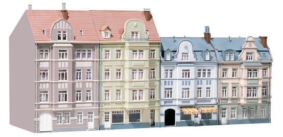 Preview: FALLER 130915 H0 Stadthäuserzeile Goethestraße 