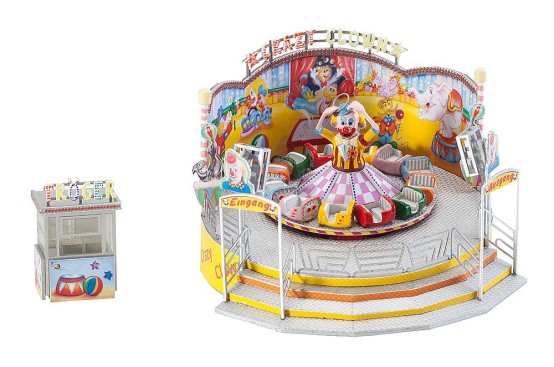 Preview: FALLER 140424 H0 Fahrgeschäft Crazy Clown 