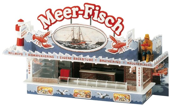 Preview: FALLER 140445 H0 Kirmesbude Meer-Fisch 