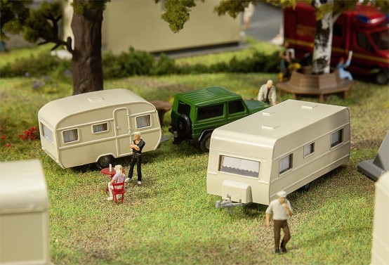 FALLER 140483 H0 Wohnwagen-Set 