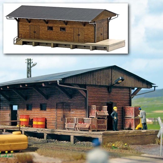 BUSCH 1421 H0 Güterschuppen Braunsdorf 