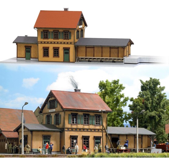 BUSCH 1468 H0 Bahnhof Kupferzell 