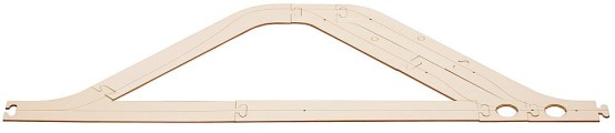 FALLER 161942 H0 Laser-Street Parkharfe Basis 