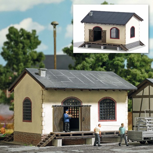BUSCH 1663 H0 Kleiner Güterschuppen 