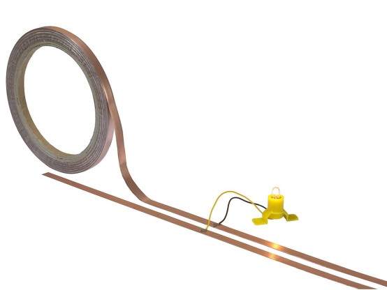 BUSCH 1799 Selbstklebendes Kupferband (10 Meter) 