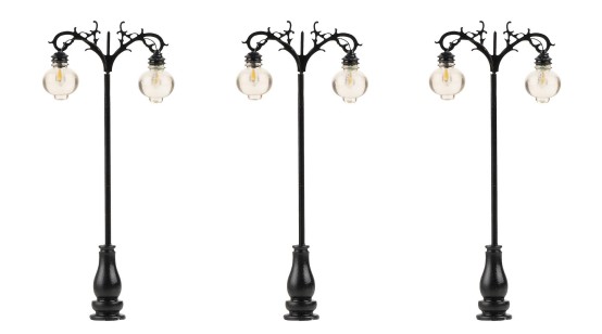 FALLER 180115 H0 LED-Laterne, Hängeleuchten , warmweiß, 3 Stück