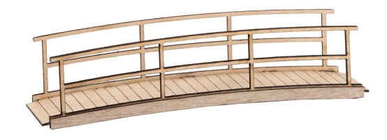 Preview: FALLER 180301 H0 Kleine Holzbrücke 