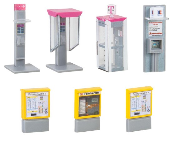 Preview: FALLER 180347 H0 Stadtausgestaltungs-Set 