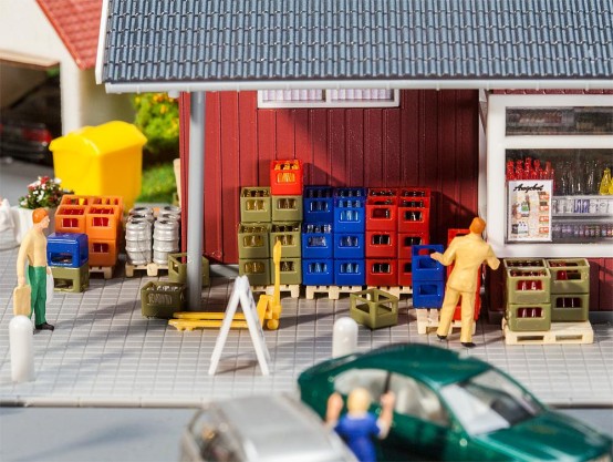FALLER 180353 H0 Getränkehandel-Inneneinrichtung 