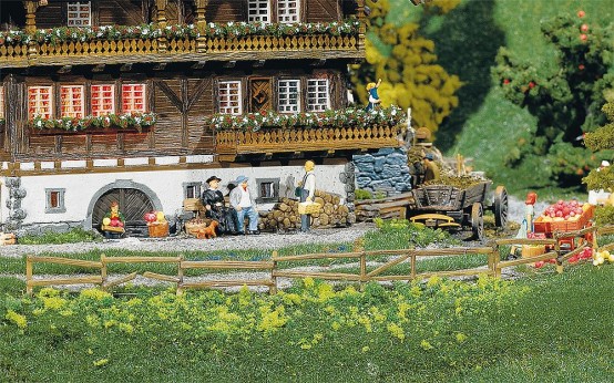 FALLER 180406 H0 4 Garten- und Feldzäune, 2360 mm 