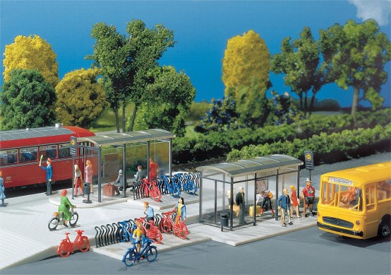 FALLER 180553 H0 Haltestellen City Compact 