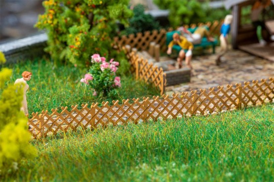 FALLER 180860 H0 3 Gartenzäune 