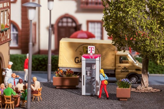 FALLER 180956 H0 Telefonzelle Telekom 