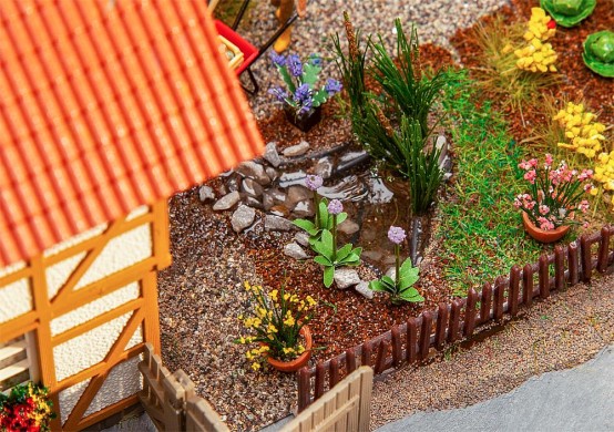 FALLER 180973 H0 7 Gartenteiche 