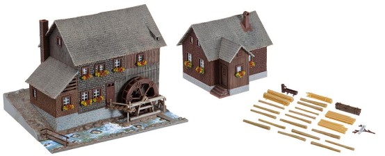 Preview: FALLER 191765 H0 Sägewerk mit Wohnhaus 