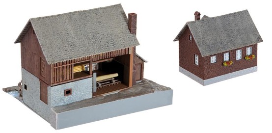Preview: FALLER 191765 H0 Sägewerk mit Wohnhaus 