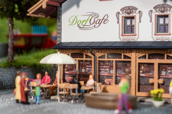 Preview: FALLER 191836 H0 Alpenhaus mit Café 