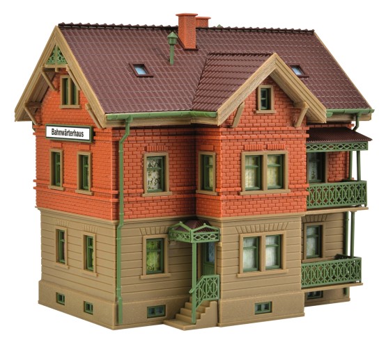 Preview: Vollmer 43529 H0 Bahnwärterhaus Esslingen mit Hühnerstall 
