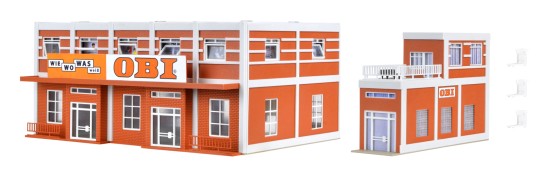 Preview: Vollmer 45595 H0 OBI Baumarkt 