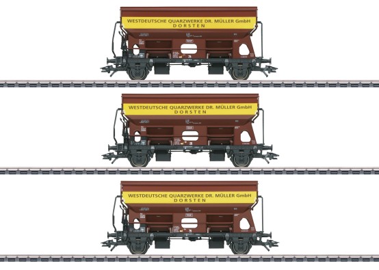 Märklin 46335 H0 Schwenkdachwagen Tdgs 930, DB 3er-Set 