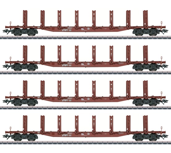 Märklin 4771 H0 Rungenwagen der DB, 4er-Set 
