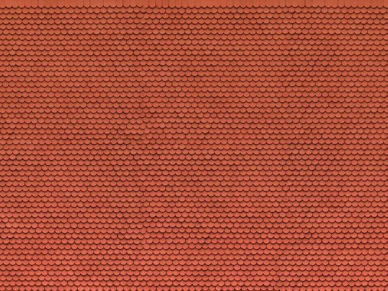 NOCH 56690 H0 3D-Kartonplatte Biberschwanz rot 