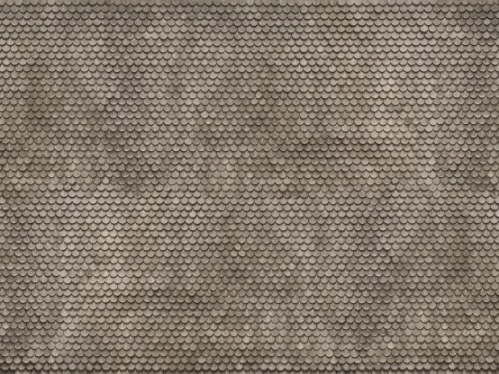 NOCH 56691 H0 3D-Kartonplatte Biberschwanz grau 