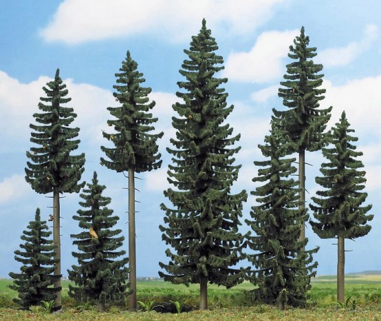 BUSCH 6391 H0 Fichten-Wald 
