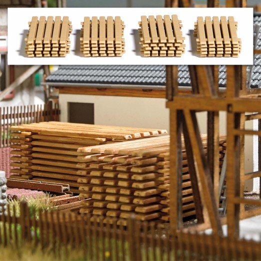 BUSCH 7760 H0 Bretterstapel 
