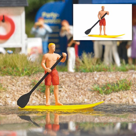 BUSCH 7864 H0 Stand Up Paddling 