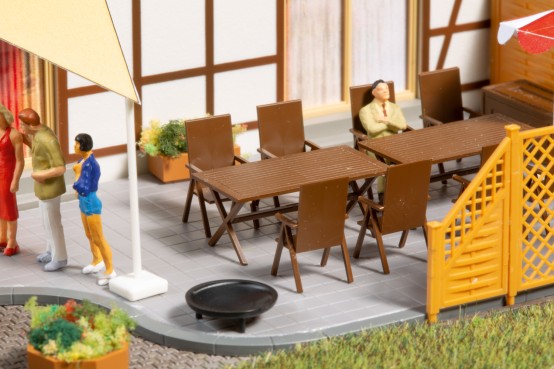 Preview: Auhagen 41650 H0 Terrassenausstattung 