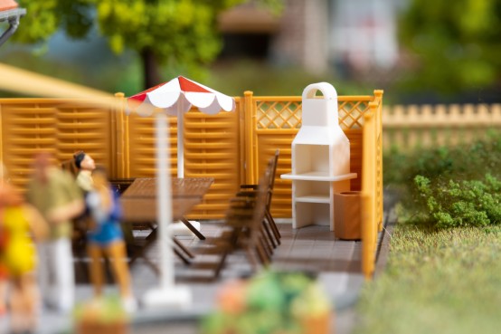Preview: Auhagen 41650 H0 Terrassenausstattung 