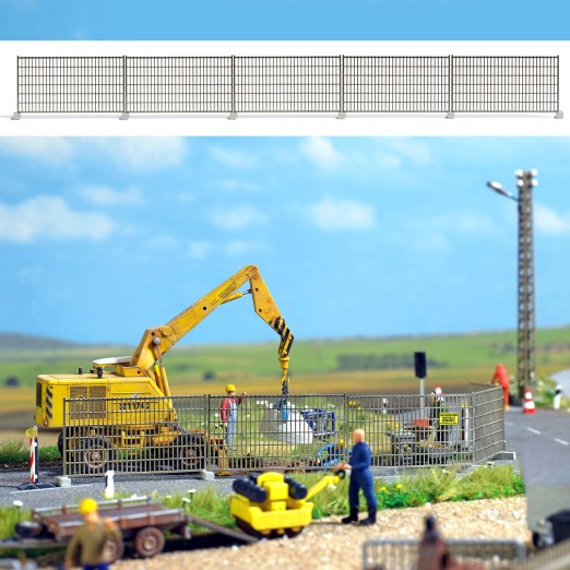 BUSCH 1024 H0 Bauzaun 