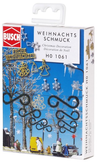 Preview: BUSCH 1061 H0 Weihnachtsschmuck 