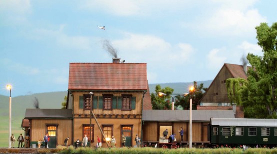 Preview: BUSCH 1468 H0 Bahnhof Kupferzell 