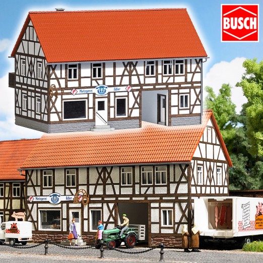 BUSCH 1530 H0 Land-Metzgerei Adler 
