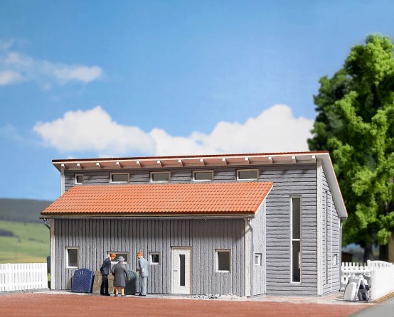 BUSCH 1548 H0 Gewerbehalle 