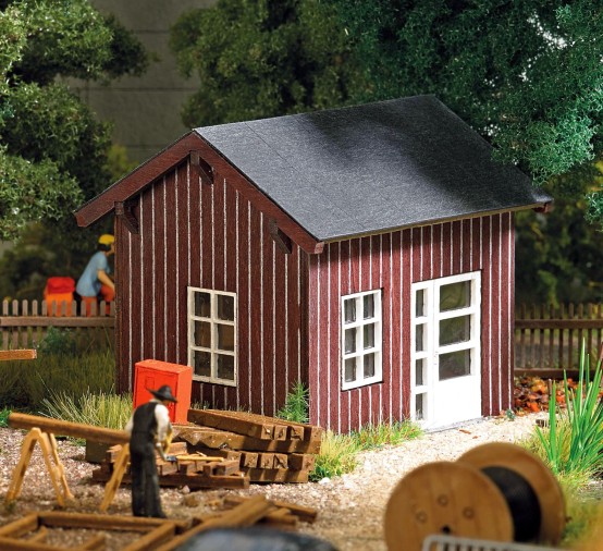 Preview: BUSCH 1554 H0 Kleine Werkstatt 